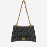 BORSA CRUSH IN PELLE TRAPUNTATA MEDIA 716393 210J11000 BALENCIAGA 
