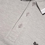 Polo in piqué di cotone con logo 50469055 046 HUGO BOSS 