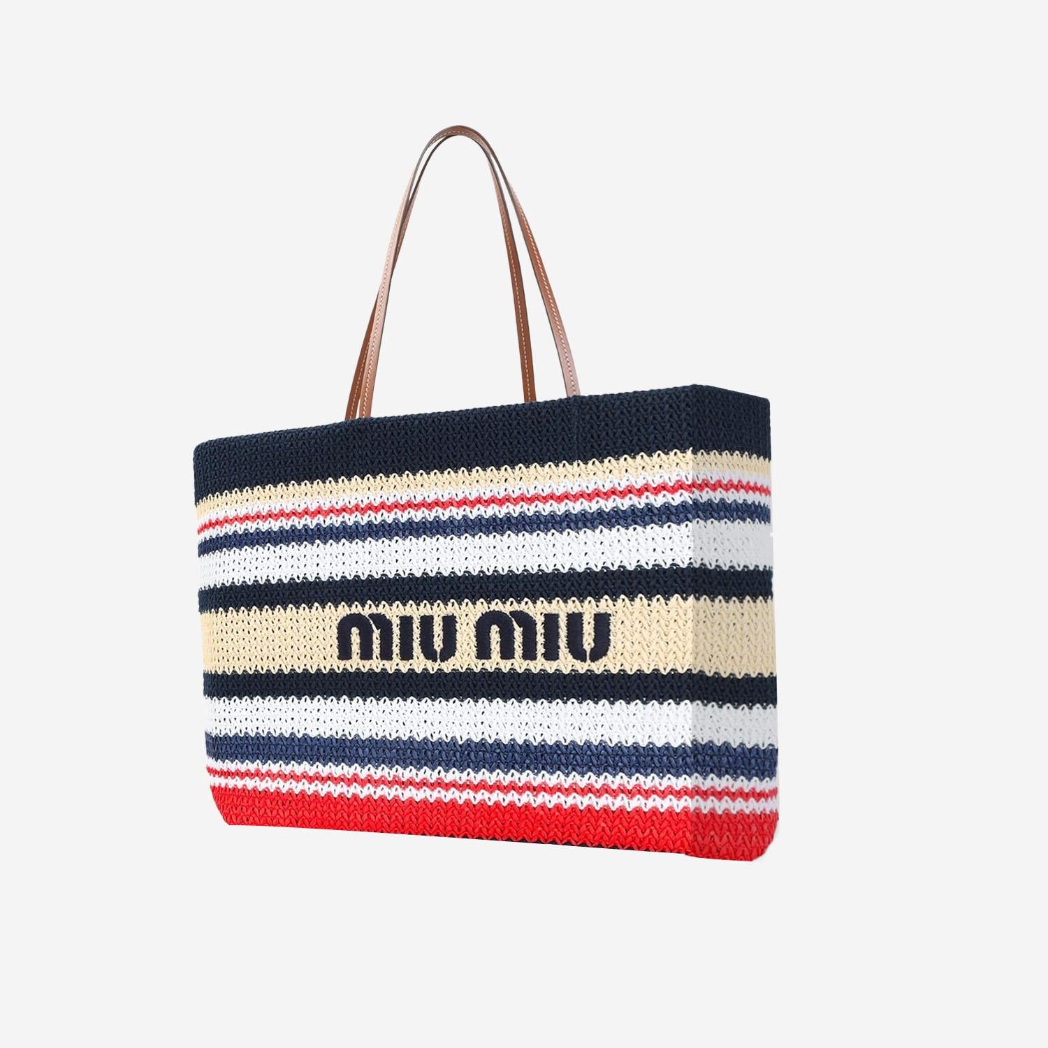 BORSA SHOPPING CON LOGO 5BG228 2DO3F05CK MIU MIU 