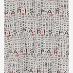 CAMICIA IN COTONE CON MOTIVO I LOVE PARIS 68170 2TRLH79065 BALENCIAGA 