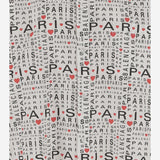 CAMICIA IN COTONE CON MOTIVO I LOVE PARIS 68170 2TRLH79065 BALENCIAGA 