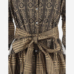 ABITO IN COTONE CON MOTIVO geometrico SPRING 04BLACKGOLD PEPS CANNES 