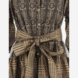 ABITO IN COTONE CON MOTIVO geometrico SPRING 04BLACKGOLD PEPS CANNES 