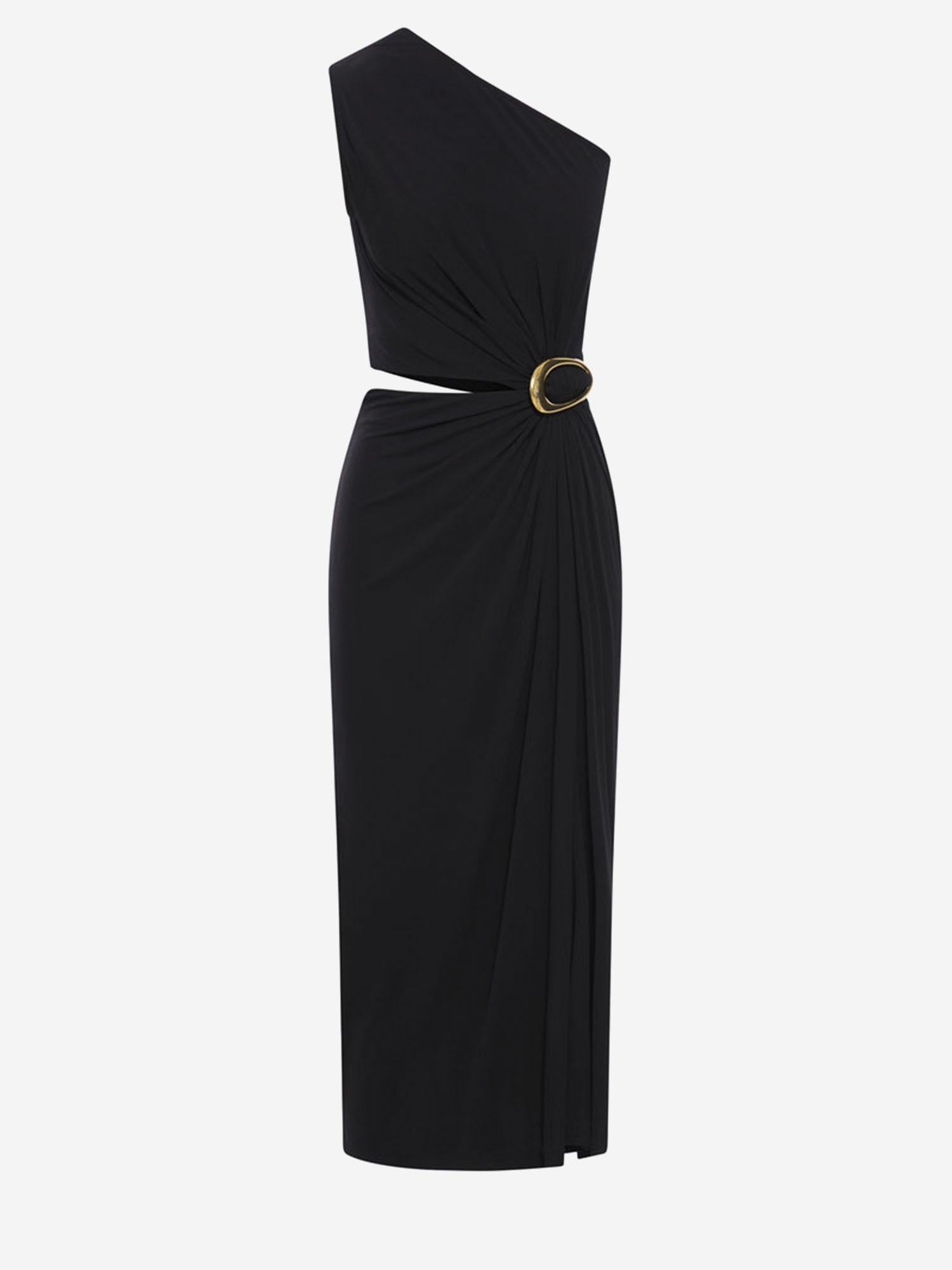 ABITO IN JERSEY DI VISCOSA EFFETTO CRÊPE 812325 V4YX01000 BOTTEGA VENETA 