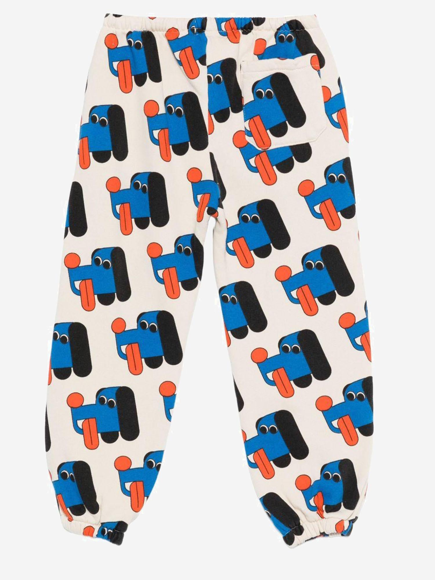 PANTALONI IN COTONE CON STAMPA B225AC064  BOBO CHOSES 