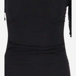 ABITO DRAPPEGGIATO IN LANA 750173 Y37LH1000 SAINT LAURENT 