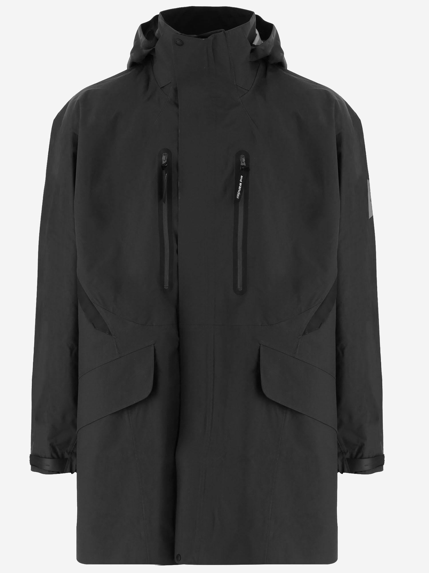 GIUBBOTTO TECNICO CON CAPPUCCIO E TASCHE MULTIPLE 5745211004 010 AND WANDER 