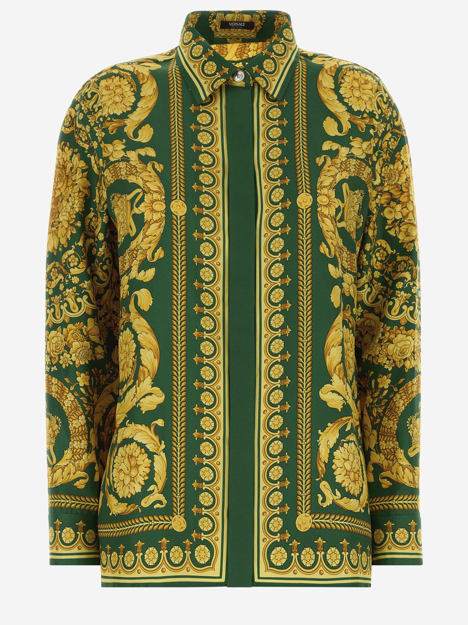 CAMICIA MARCOS IN SETA 1001360 1A042365GD10 VERSACE 