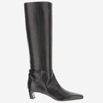 STIVALI IN PELLE CON DETTAGLI A FIBBIA 4838 NERO SARTORE 