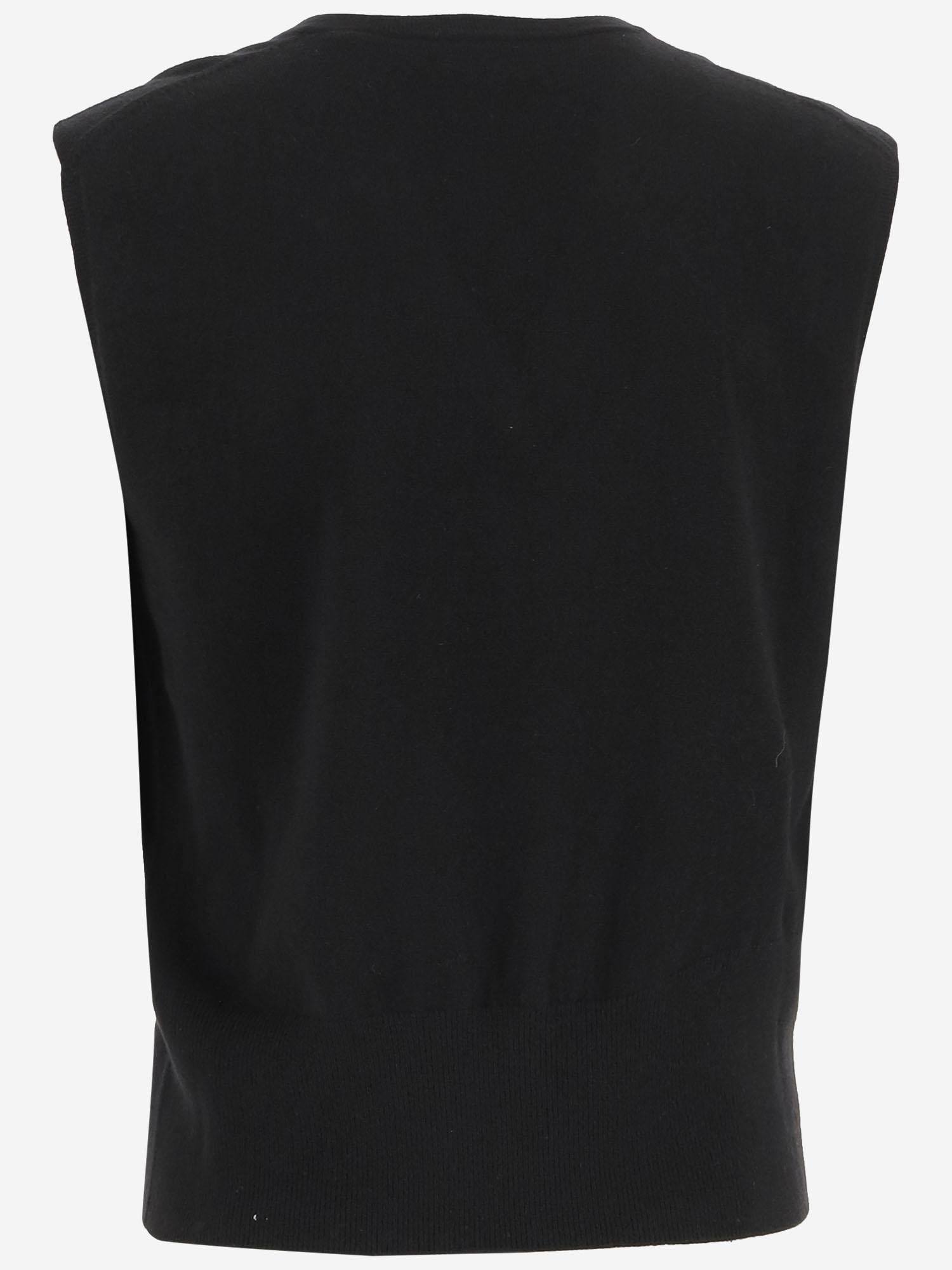 TOP LEVI IN CASHMERE 10036Y556 BLK THE ROW 