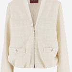 GIACCA IN TWEED DI COTONE A QUADRI 851888 ZAUB69777 GUCCI 