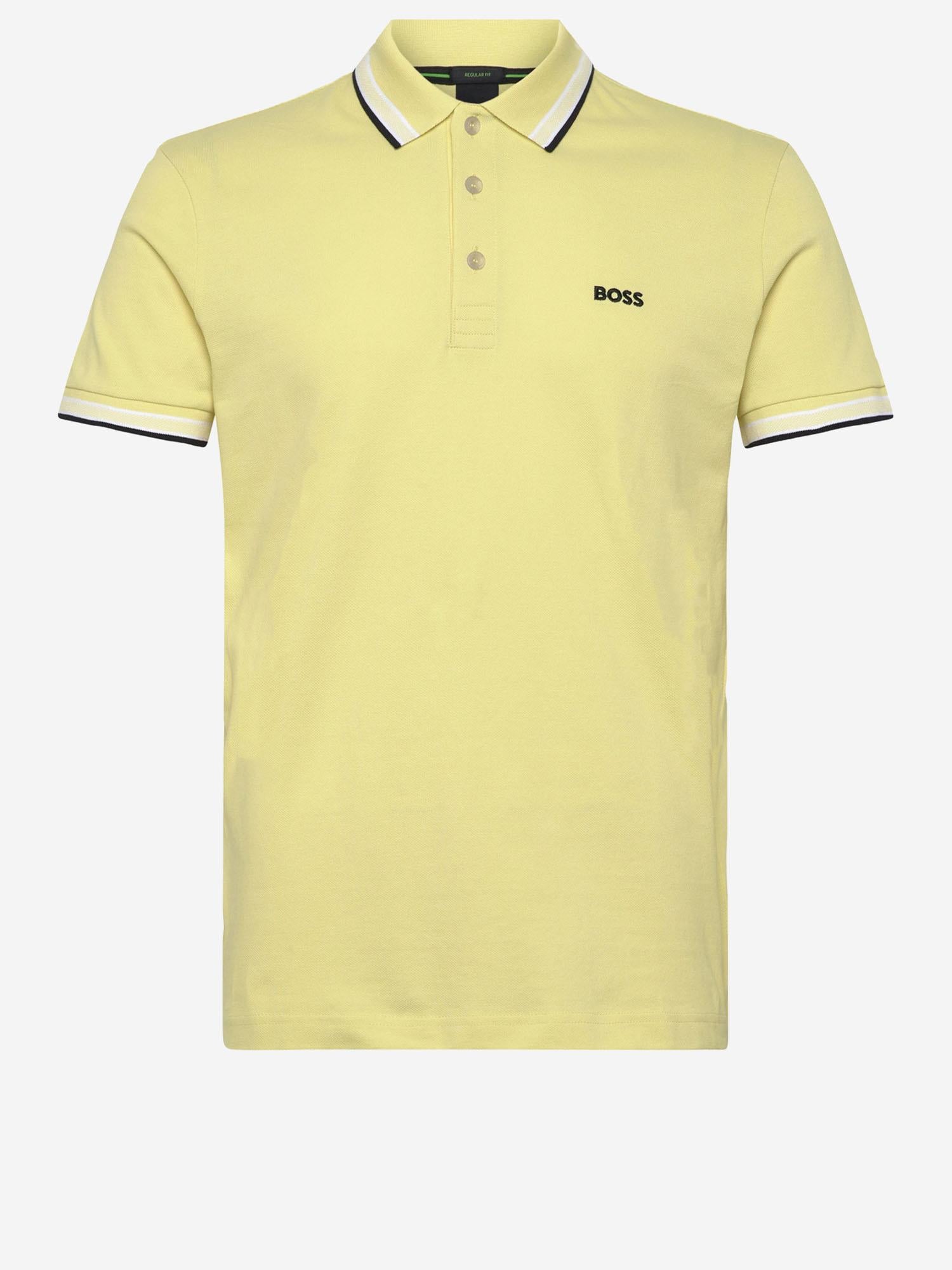 Polo in piqué di cotone con logo 50469055 758 HUGO BOSS 