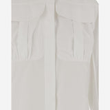 CAMICIA IN COTONE CON MAXI TASCHE BL0360017 001W PATOU 