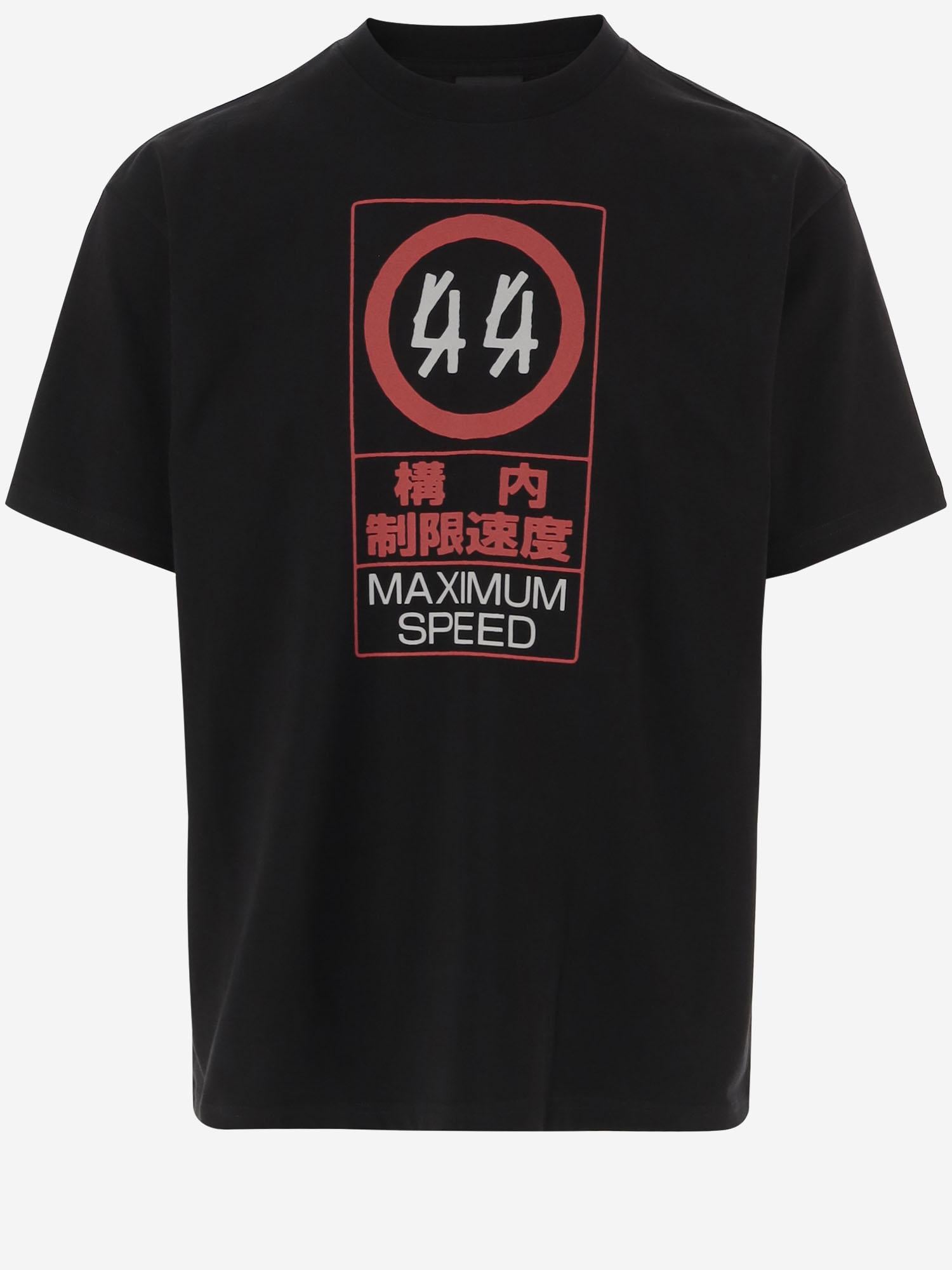 T-SHIRT IN COTONE CON STAMPA B0030556 FA706P762 44 LABEL GROUP 