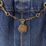 GIACCA ARRICCIATA A COLLO ALTO IN DENIM CH26SDV09258 4A1 CHLOE 