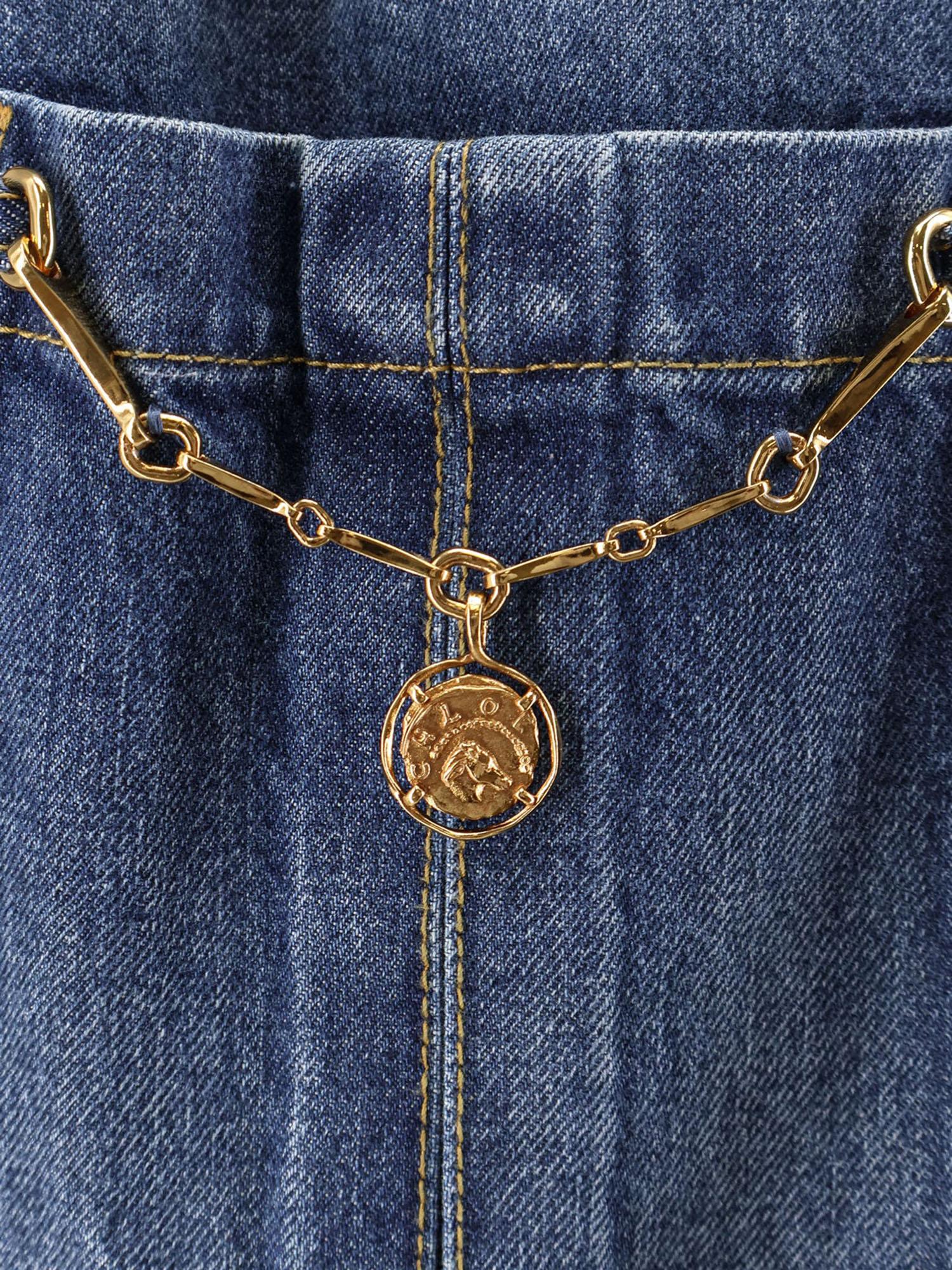 GIACCA ARRICCIATA A COLLO ALTO IN DENIM CH26SDV09258 4A1 CHLOE 