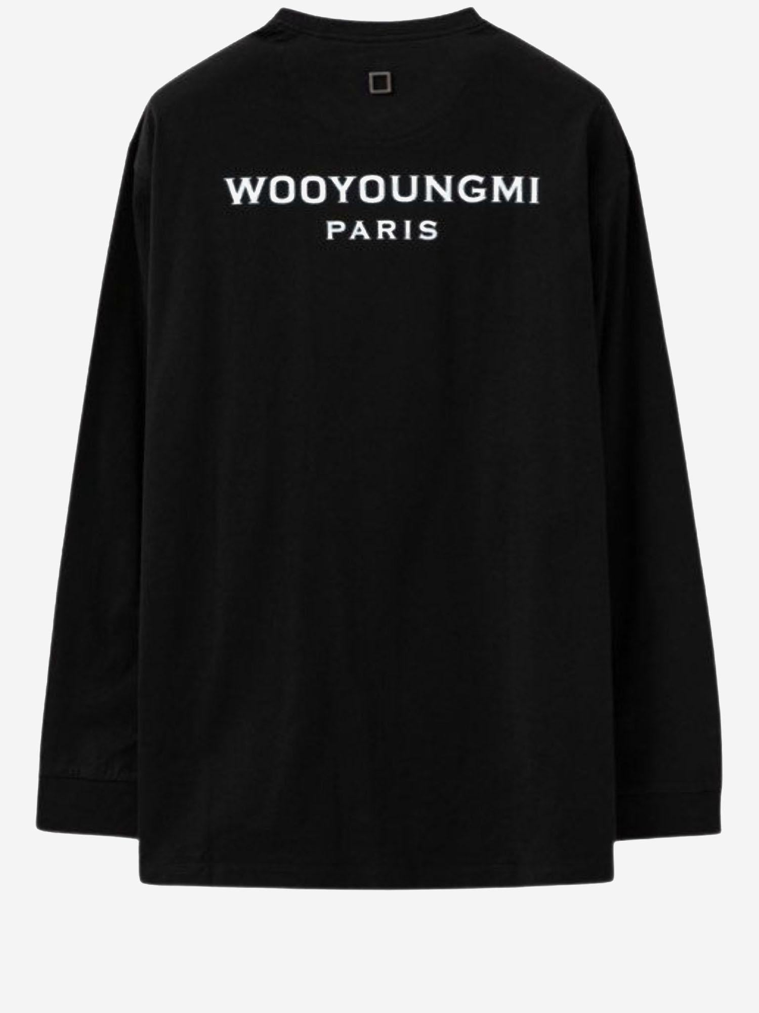 MAGLIA in cotone W261TS51 713B WOOYOUNGMI 