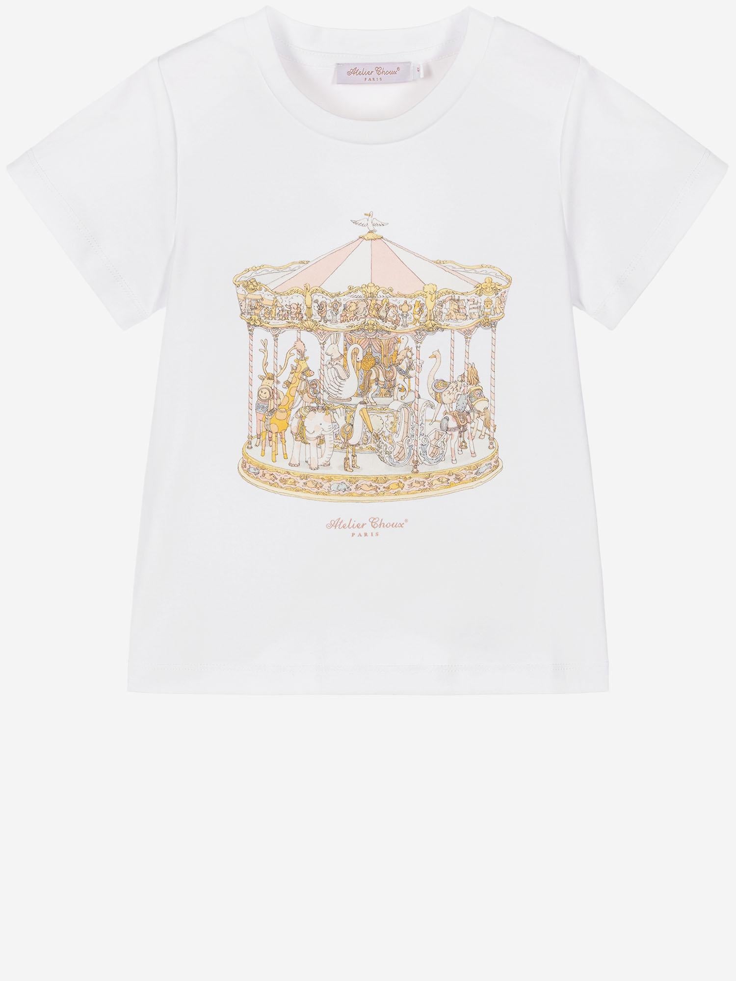 T-SHIRT CAROUSEL TSCNCAR MULTI ATELIER CHOUX KIDS 