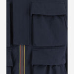 GIUBBOTTO IN MISTO COTONE CON MULTITASCHE K7136DW BCE K-WAY 