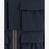 GIUBBOTTO IN MISTO COTONE CON MULTITASCHE K7136DW BCE K-WAY 