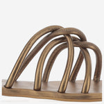 SANDALI IN PELLE TASO TUB BRONZO KIMA 