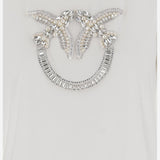 T-SHIRT IN COTONE CON LOGO 100535 A2RNZ05 PINKO 