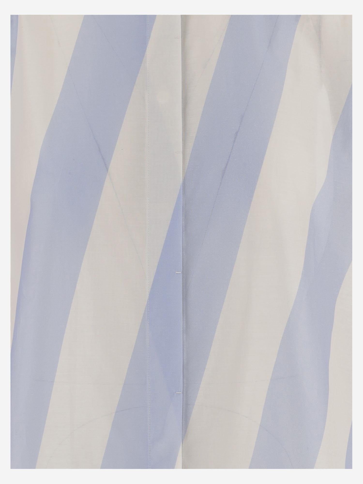 CAMICIA IN COTONE CON MOTIVO A RIGHE DRW00759AW00759 3FT JACQUEMUS 