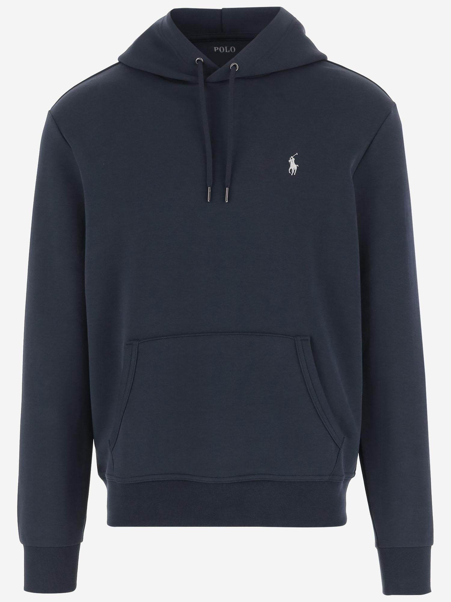 FELPA IN MISTO COTONE CON LOGO 710907092 002 POLO RALPH LAUREN 