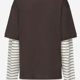 POLO A MANICHE LUNGHE IN COTONE CON LOGO MJL076 17ORF0RQM MIU MIU 