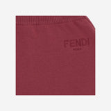 GONNA IN LANA CON LOGO JFG234 AUKUF1SAY FENDI KIDS 