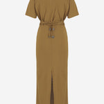 ABITO IN COTONE CON DETTAGLIO CUT-OUT 106908 A3ARL25 PINKO 