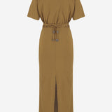 ABITO IN COTONE CON DETTAGLIO CUT-OUT 106908 A3ARL25 PINKO 