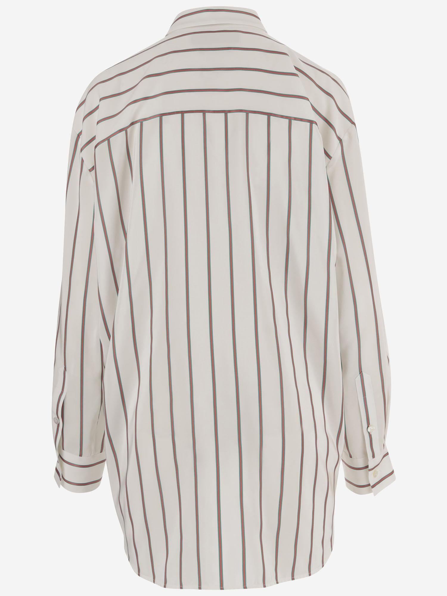 CAMICIA a righe in seta 855879 ZAUGG9669 GUCCI 