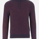 MAGLIA IN MISTO LANA CON ZIP AL COLLO K4138JW KB8 K-WAY 