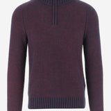 MAGLIA IN MISTO LANA CON ZIP AL COLLO K4138JW KB8 K-WAY 