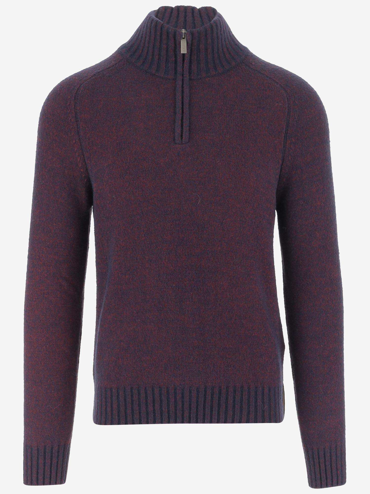 MAGLIA IN MISTO LANA CON ZIP AL COLLO K4138JW KB8 K-WAY 