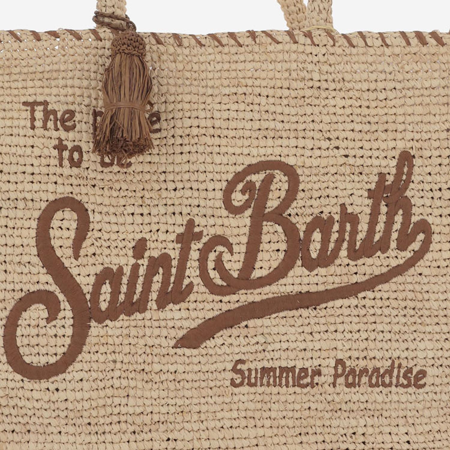 BORSA IN RAFIA CON LOGO VANI013 00435L MC2 SAINT BARTH 