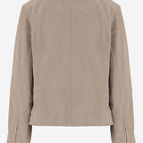 Giacca in pelle scamosciata con cintura S540Y34L58 2210 LOEWE 