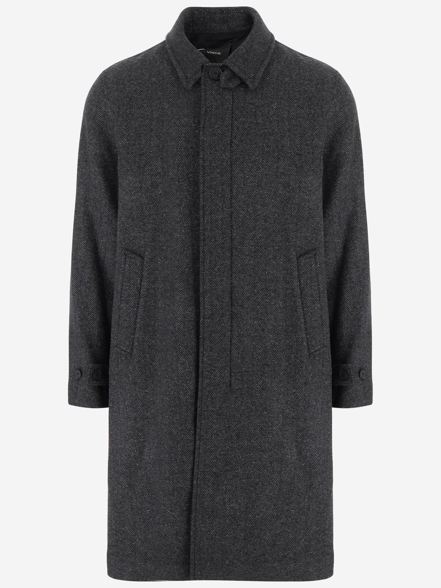 Cappotto in misto lana M11614060A 066HCH VINCE 