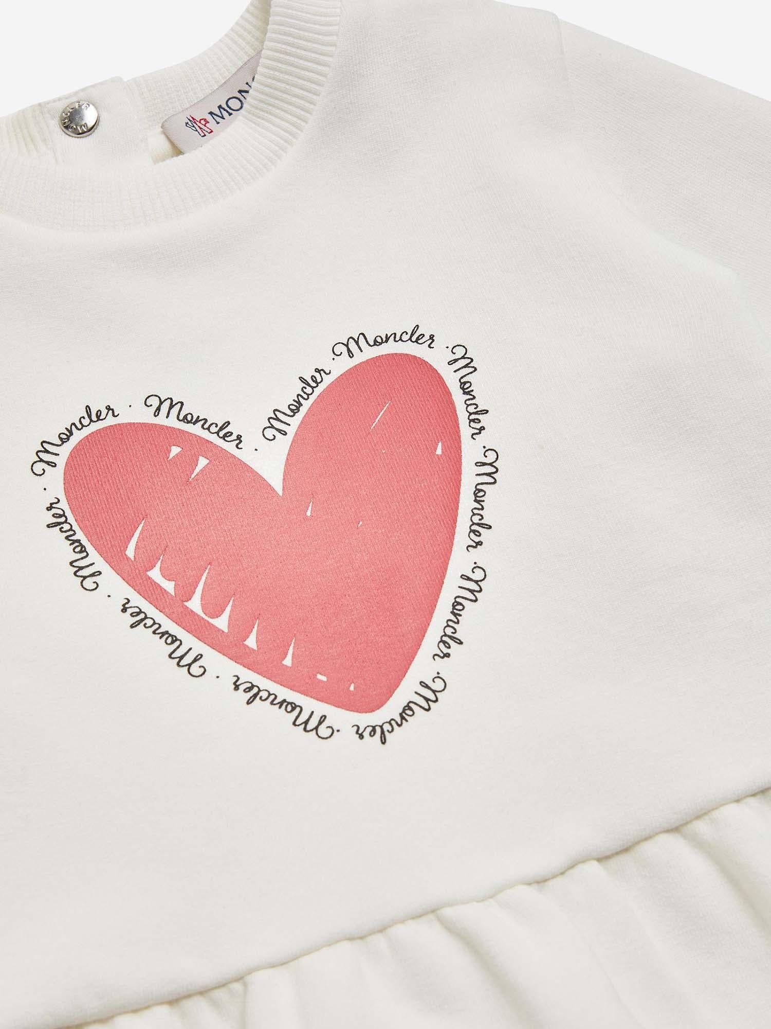 ABITO IN COTONE STRETCH CON STAMPA 8I0000489A23 034 MONCLER ENFANTS 