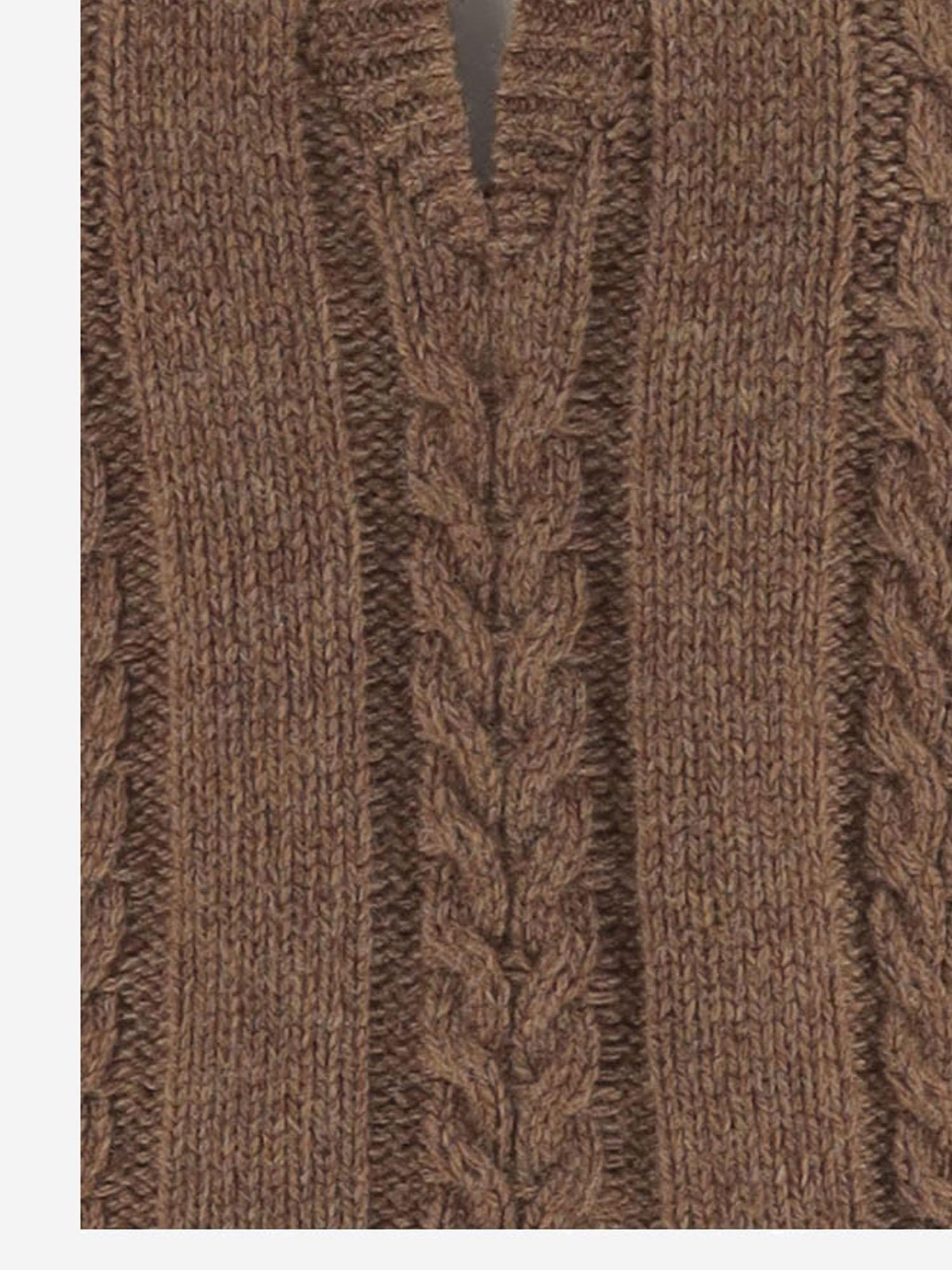 MAGLIONE TRECCIA IN LANA S540Y14KGU 3100 LOEWE 