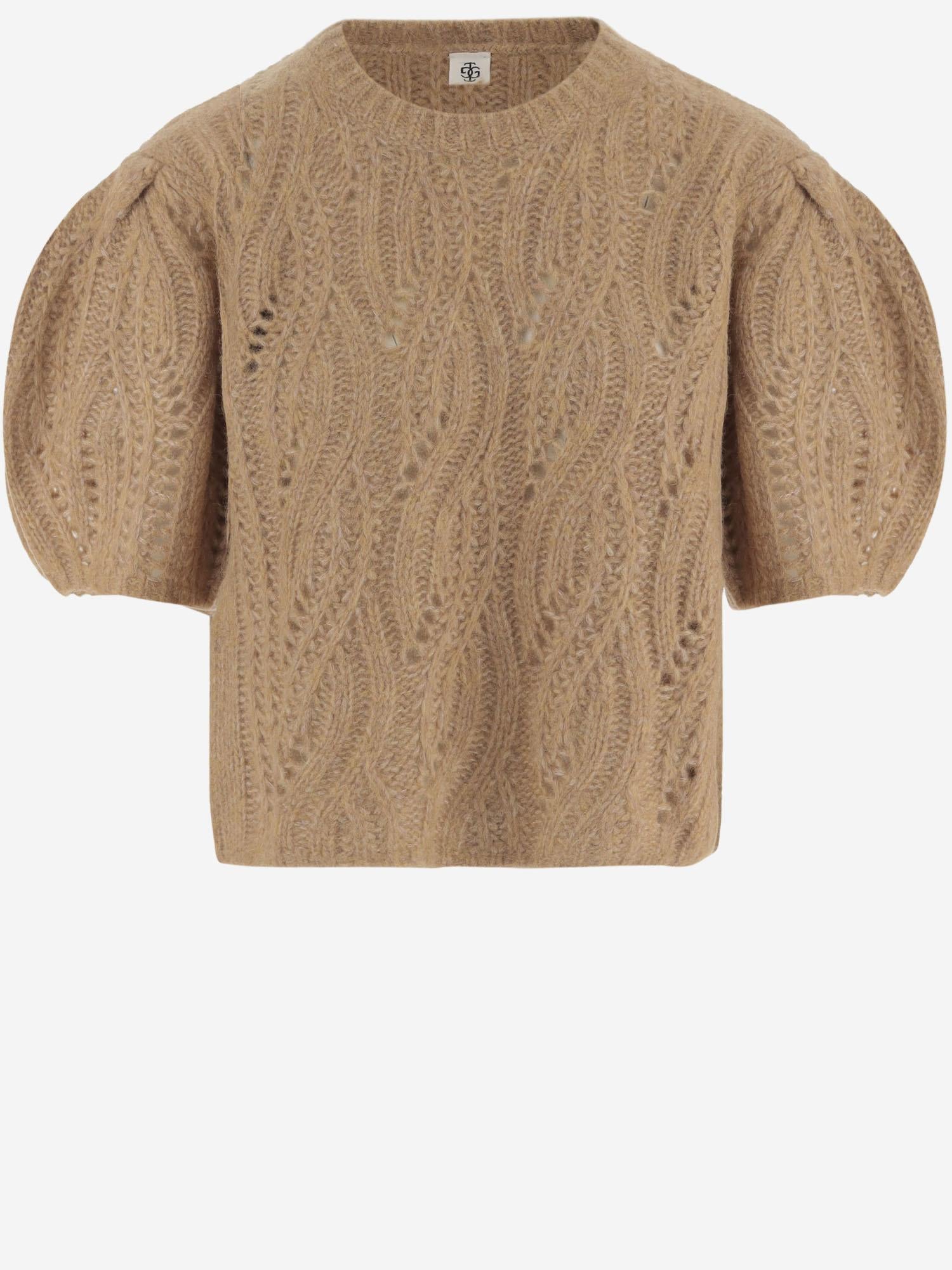 MAGLIONE IN MISTO LANA CON MANICHE VOLUMINOSE 21468 509 THE.GARMENT 