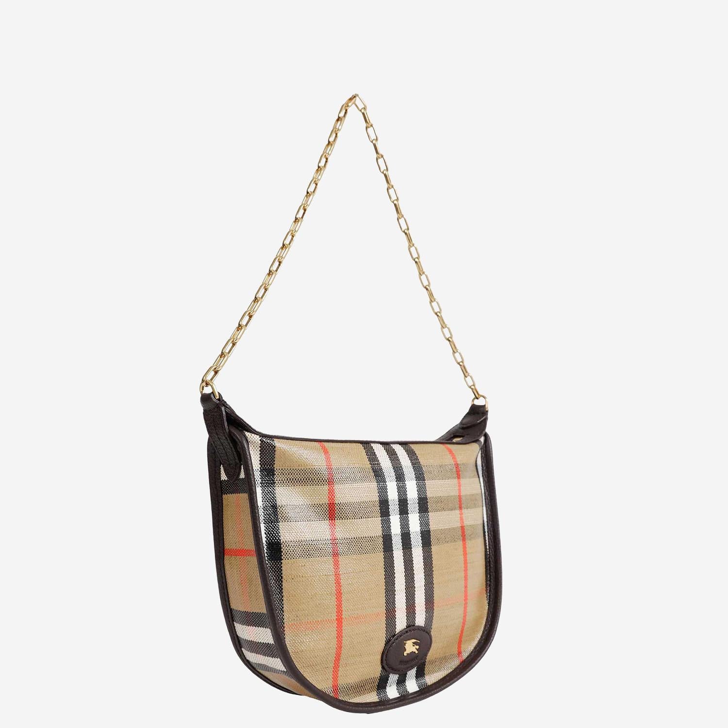 Mini borsa Highlands con catena 8123577 SAND BURBERRY 