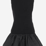 ABITO CON ROUCHE IN MISTO LANA DR2050223 999B PATOU 