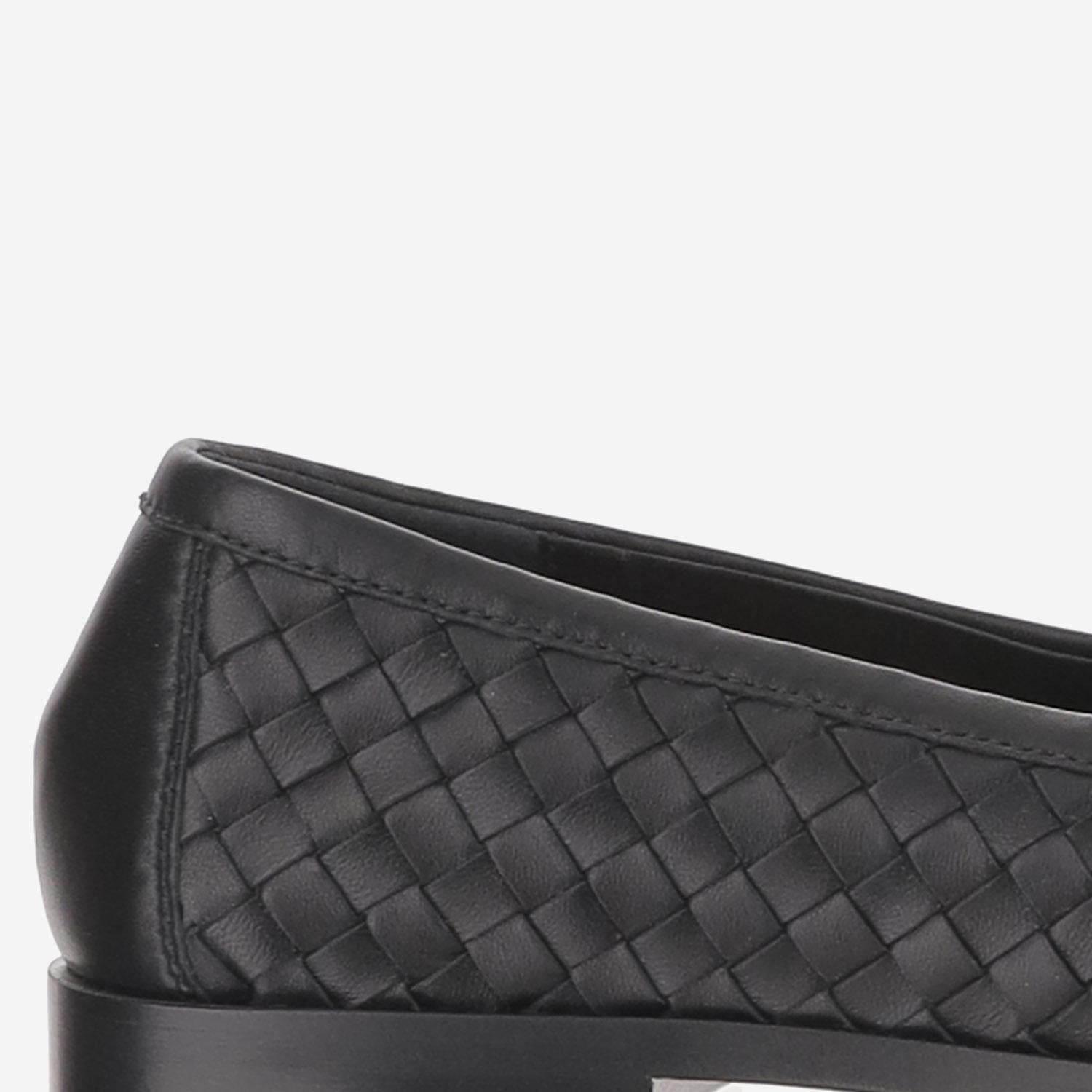 MOCASSINI SILENZIO CON MOTIVO INTRECCIATO 867815 V2ED01000 BOTTEGA VENETA 