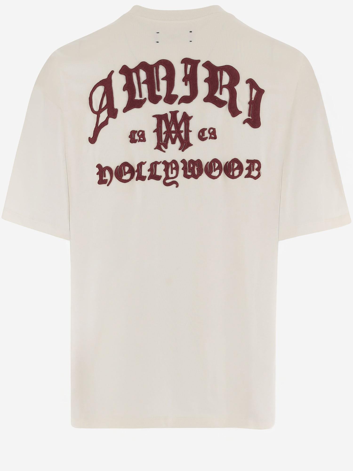 T-SHIRT IN COTONE CON LOGO AMTOJR 1056127 AMIRI 