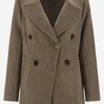 CAPPOTTO IN MISTO LANA 176371 096 TORY BURCH 