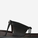 SANDALI VIVIENNE SLIDE IN PELLE F1792SN65 BLK THE ROW 