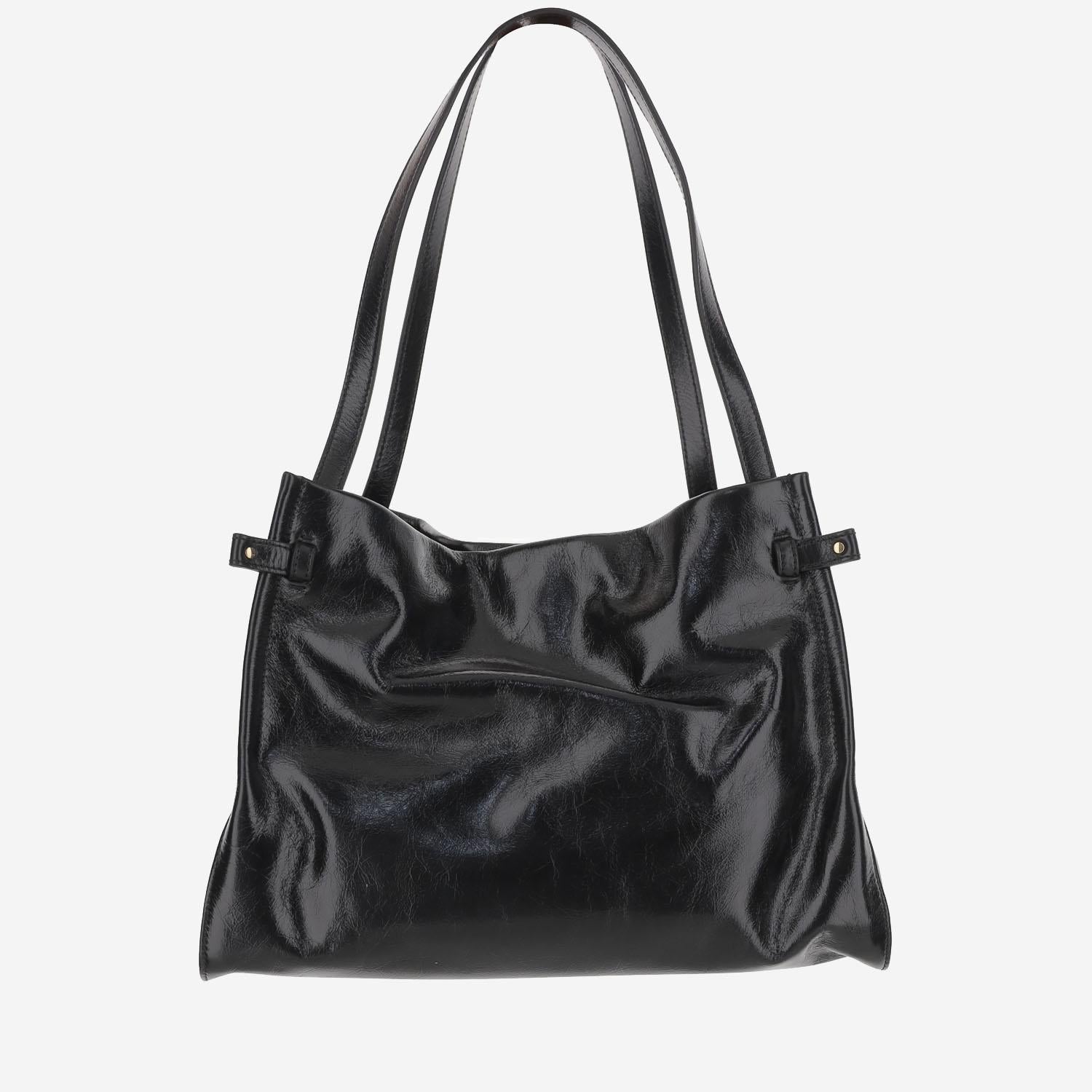 BORSA A SPALLA IN PELLE LUCIDA CH25AS870P60 001 CHLOE 