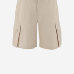 PANTALONI CORTI CARGO IN COTONE E LINO 246PA0961534 150 JACQUEMUS 